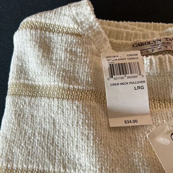 NWT Crew Neck Chenille Sweater - Picture 5 of 6